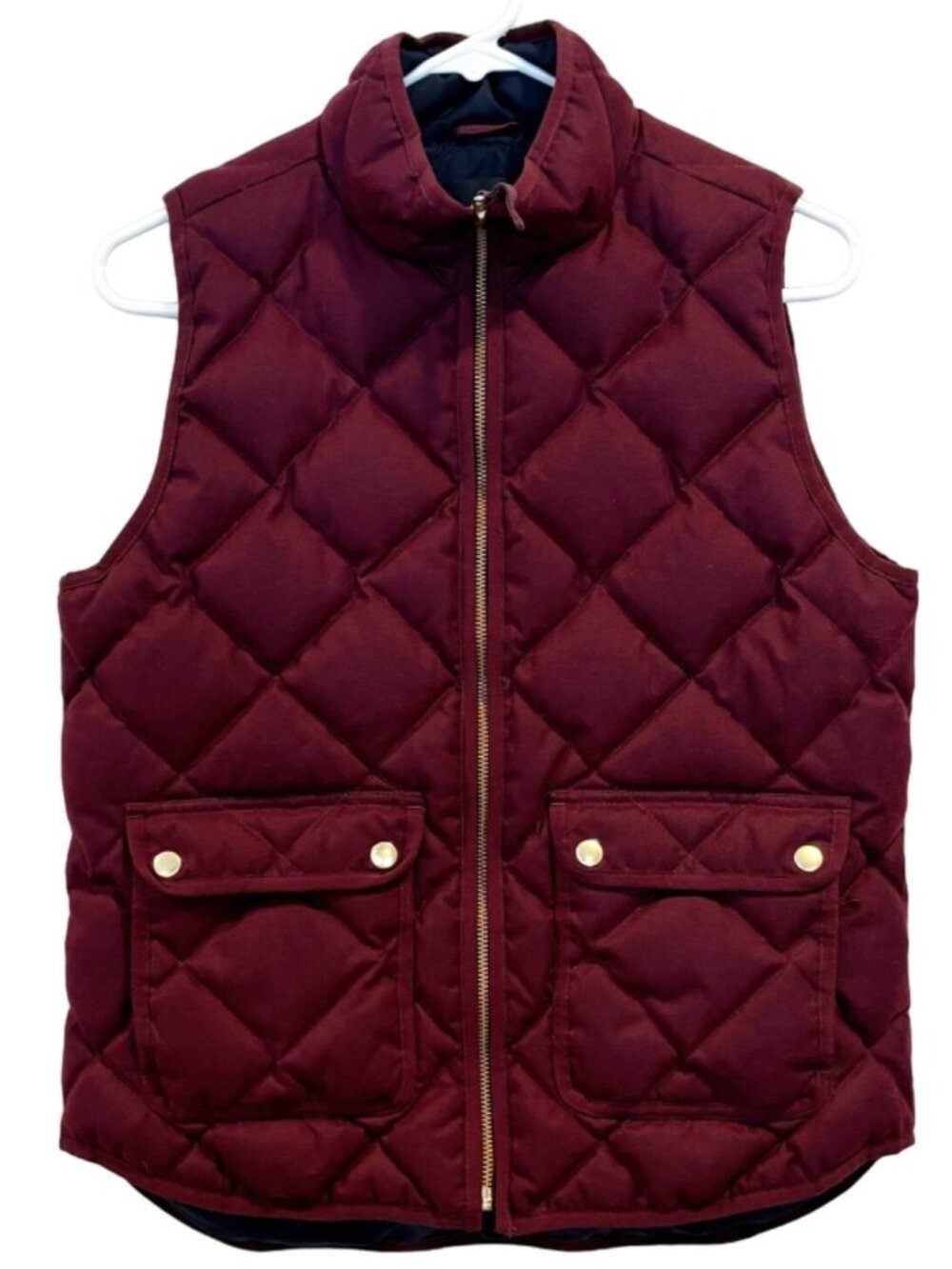 J. Crew Quilted Down-Fill Excursion Vest Size Small
